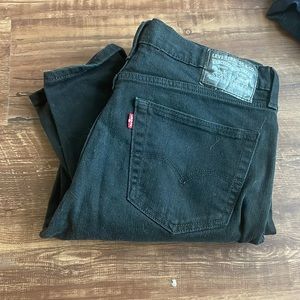 Levi Mens black jeans 34x36